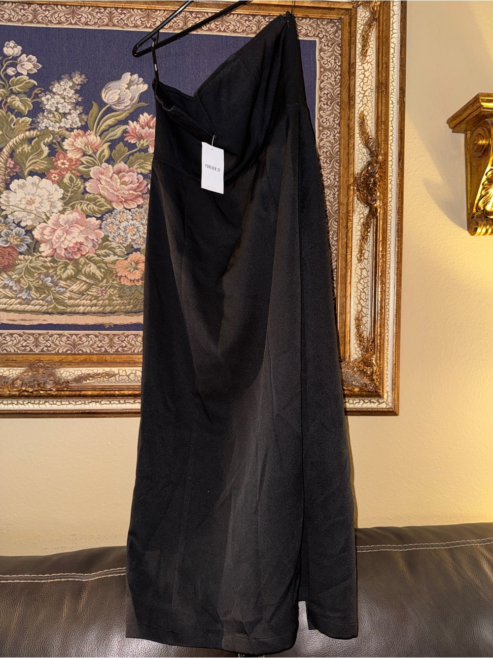 Forever 21 Black Maxi Skirt - Flowing A-Line Silhouette